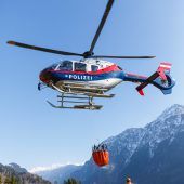 Großeinsatz bei ­Waldbrand in Braz