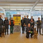Hundestaffel übte beim Ausbildungszentrum Vorarlberg