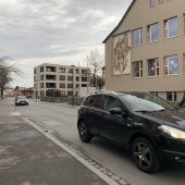 Begegnungszone vor MS Kirchdorf