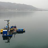 Probebohrungen im Bodensee