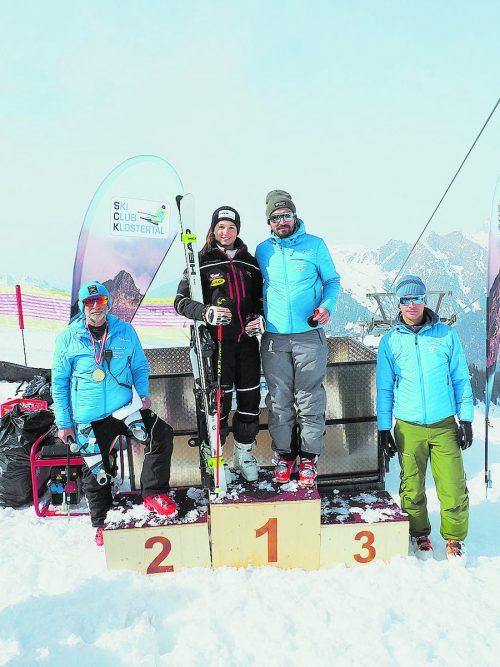 Die schnellsten Klostertaler auf Ski wurden geehrt.  MEK