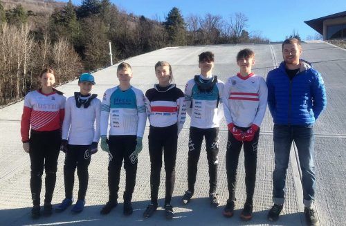 Die Vorarlberger Landeskader am Lago Maggiore. bmx-club sparkasse bludenz