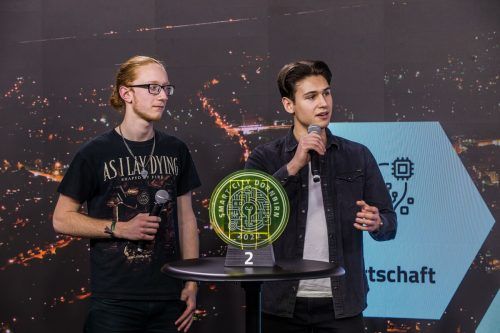 Eine Gruppe der HTL Dornbirn durfte sich über den zweiten Platz freuen. VN/Steuirer