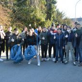 Die Schüler der MS Kirchdorf sammeln einmal die Woche Müll
