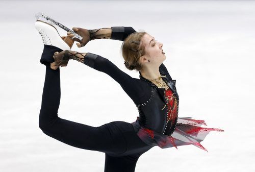EM, Olympische Spiele und WM. Eiskunstläuferin Olga Mikutina hat eine intensive Saison hinter sich. ap