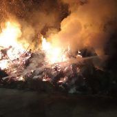 Grünmüll in Brand