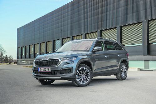 Frische Optik, optimierte Technik: Skoda hat seinem großen SUV, dem Kodiaq, ein Update spendiert. VN/Steurer