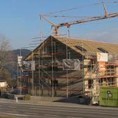 Baufortschritt im Zentrum von Langen