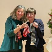 Solidarität in bunten Socken