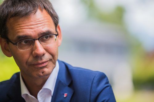 Landeshauptmann Markus Wallner warnt vor der Gefahr einer ungezügelten Inflationsentwicklung. VN/STeurer