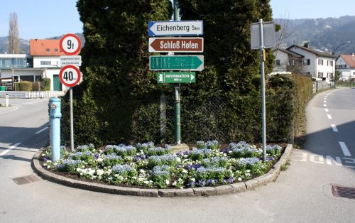 Landschaftsgärtner Michael Sinz in seiner „Blumenwerkstatt“.