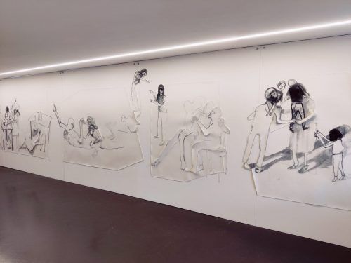 Lorenz Helfers Arbeiten in der Galerie.Z laden zum Verweilen ein. Helfer