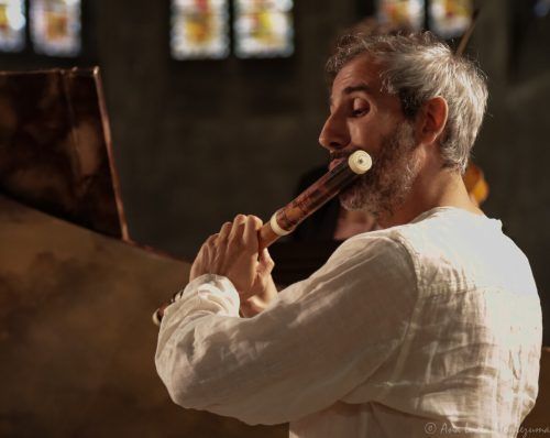 Manuel Granatiero an der Traversflöte. CONCERTO STELLA MATUTINA