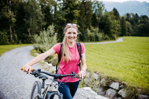 Mareen aus Egg ist startklar für die neue Saison. Die Voralberger sind bekanntlich die fleißigsten Radler Österreichs. Sams