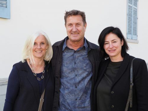 Margarethe und Sepp Gröfler mit Barbara Moser-Natter.