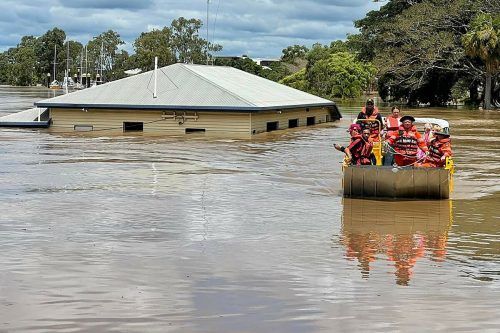 Noch immer ist keine Entwarnung in Sicht: Weitere Regenfälle sind prognostiziert. AFP