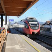 Bahnhof Hard mit neuer Unterführung