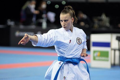 Patricia Bahledova wurde Dritte beim Grand Prix in Bratislava.  Verband
