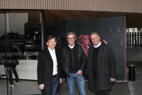 PL Wolfgang Rüf, Prisma-GF Bernhard Ölz und Komm.-Rat Hermann Metzler.