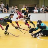 Rollhockey-Derby in der Stadthalle