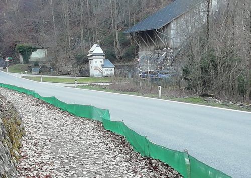 Rund 400 Amphibien können durch den Zaun sicher zu ihren Laichplätzen gebracht werden.