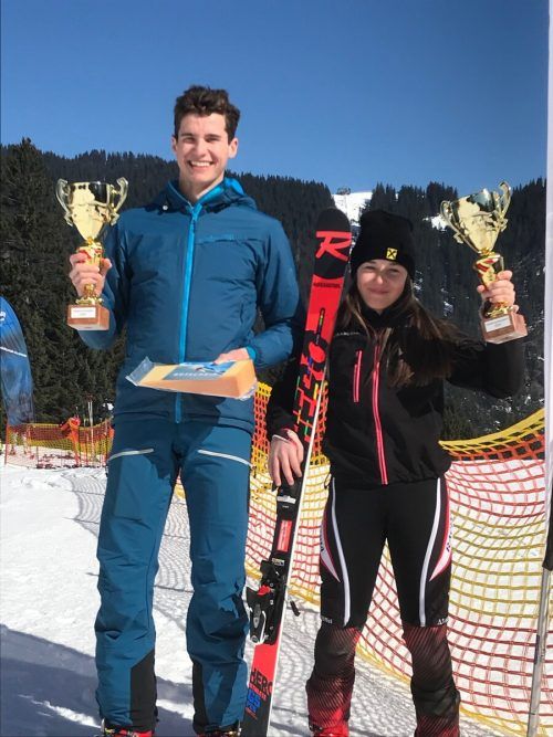 So sehen Sieger aus: Joline Höber und Jakob Meier. EM