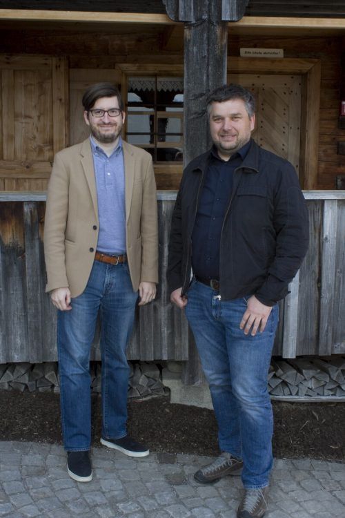 Thomas Hirtenfelder und Vizebürgermeister Herbert Greber.