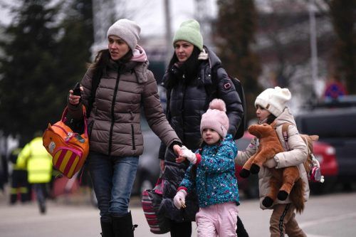 Über drei Millionen Menschen sind seit der russischen Invasion aus der Ukraine geflüchtet. 1,9 Millionen Flüchtlinge haben sich in Polen in Sicherheit gebracht.  AFP
