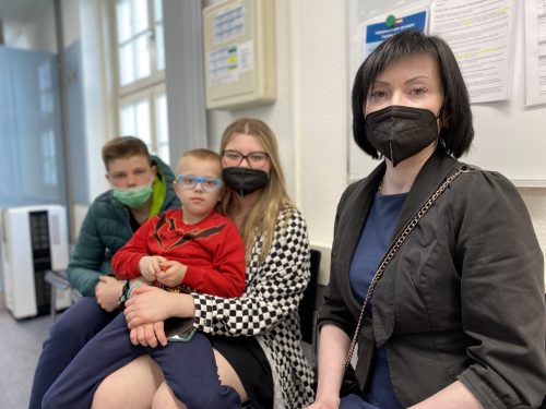 Viktoria und ihre Kinder stammen aus Charkiw.