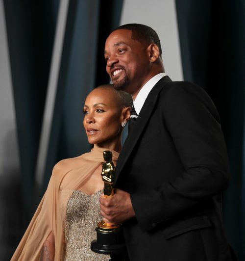 Will Smith mit seiner Frau Jada Pinkett Smith. Der Hollywood-Star hat sich mittlerweile entschuldigt.  reuters