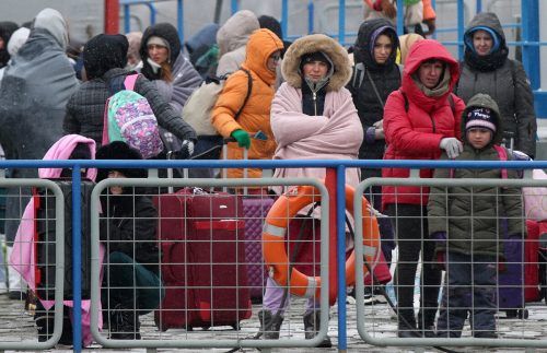 Zahlreiche Ukrainer flüchten vor dem Krieg in der Heimat.  Reuters