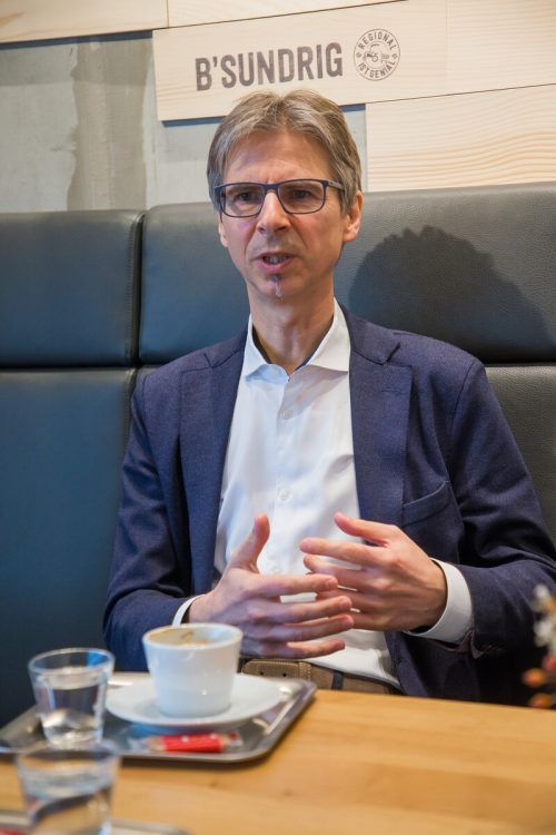 Alexander Kappaurer, Sprecher des Lebensmittelhandels. vn
