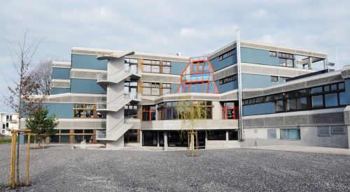 Am 19. April beginnt der Unterricht in der generalsanierten Mittelschule Mittelweiherburg.