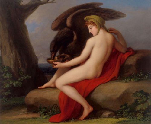Angelika Kauffmann – Ganymed, den Adler des Zeus tränkend, 1793. VORARLBERG MUSEUM/MARKUS TRETTER