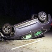 Ins Lenkrad gegriffen: Auto überschlug sich auf der Bödelestraße