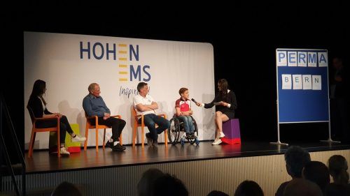 Das Sportleitbild wurde im Löwensaal dem Publikum präsentiert. Stadt