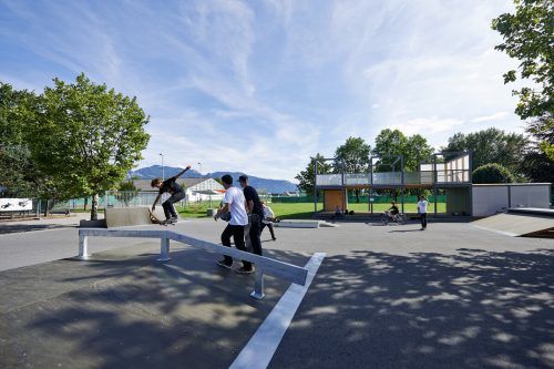 Der Jugendplatz Habedere in Lustenau eröffnet am Samstagnachmittag wieder. Gde