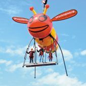 Bei der Messe abheben mit der beliebten Flughummel