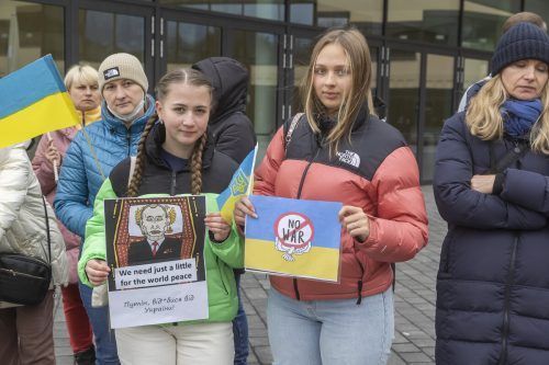 Die Botschaft ist eindeutig: Kein Krieg.