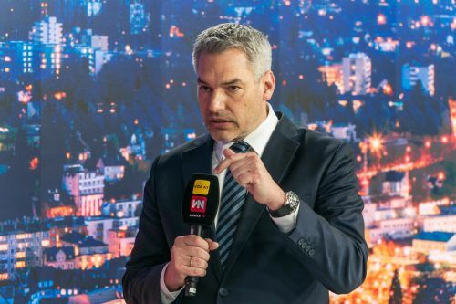 Die Forderung nach höheren Lohnabschlüssen sei legitim, aber gleichzeitig gefährlich, ist der Bundeskanzler überzeugt.  VN/Stiplovsek