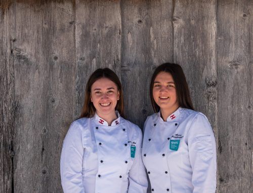 Die Maturantinnen hinter der Idee, Chiara-Maria Simma und Anna Moosbrugger.