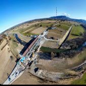 Die neue Senderbrücke ist bald einsatzbereit