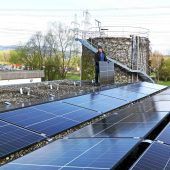 Dach der ARA erzeugt jetzt Strom für den Eigenbedarf
