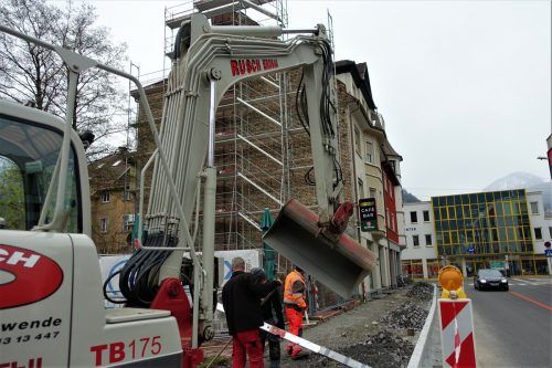 Ein gemeinsamer Geh- und Radweg entsteht neu in der Bludenzer Bahnhofsstraße.  Stadt Bludenz