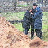 Erschüttert von der Gewalt in Butscha