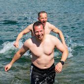 Mit warmem Herzen in die kalten Fluten des Bodensees