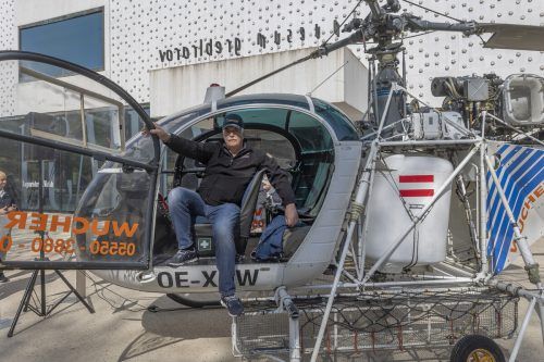 Hans Bösch war der erste Hubschrauberpilot Vorarlbergs.