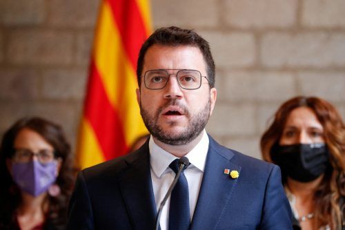 Kataloniens Ministerpräsident Aragones reagierte empört. Reuters