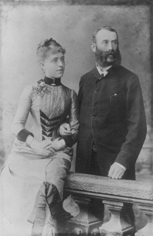 Malwine und Lucian Brunner um 1885. JMH