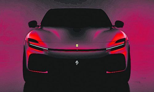 Mit dem „Purosangue“ steigt Ferrari ins SUV-Segment ein.  Werk
